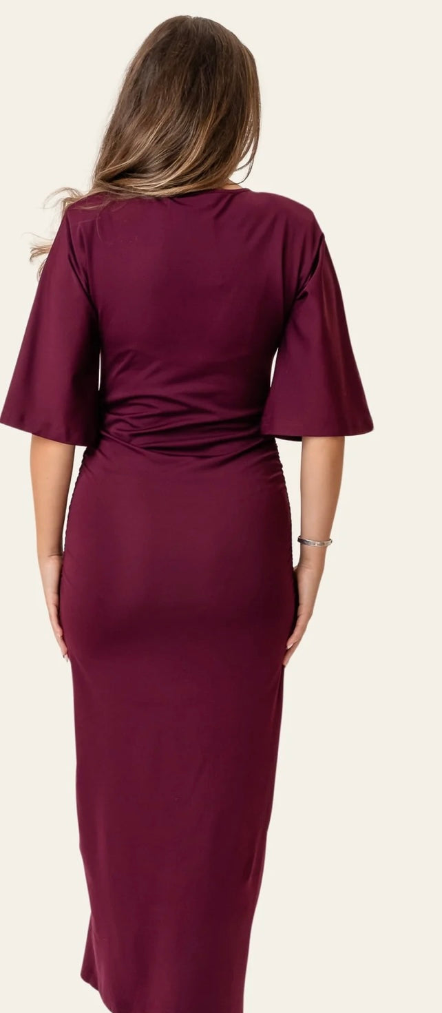 AlbertaIC Dress Bordeaux
