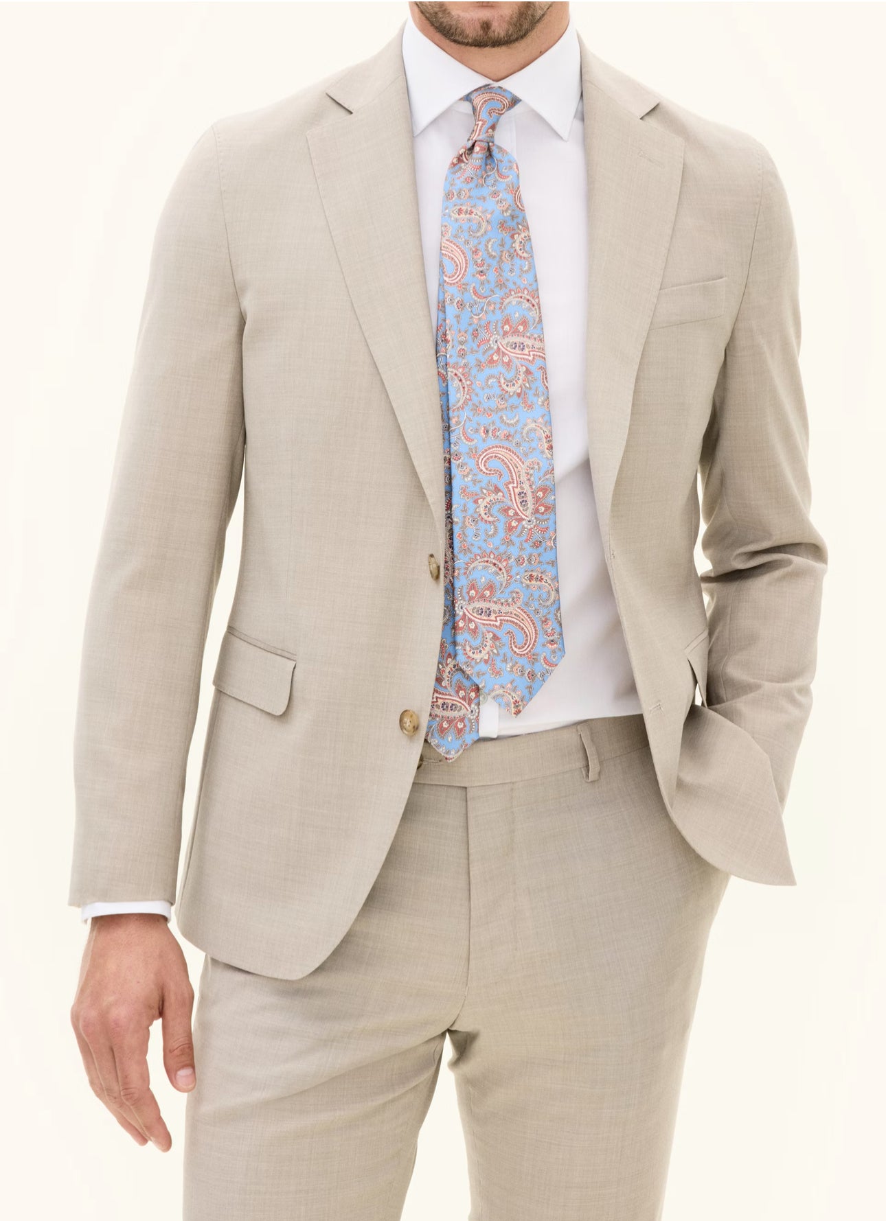 REGULAR FIT MICROSTRUCTURE KAVAJ