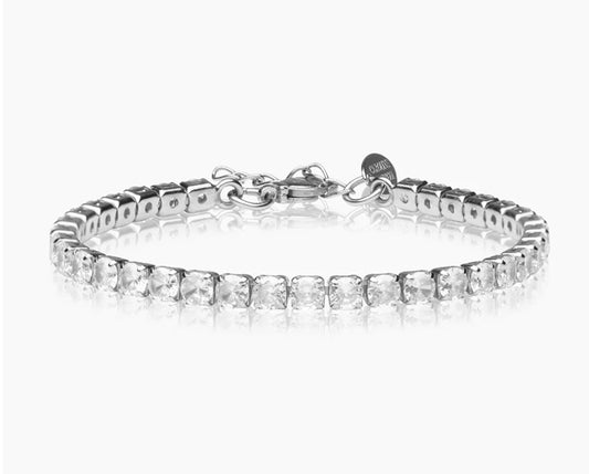 Zara Bracelet / Crystal Silver