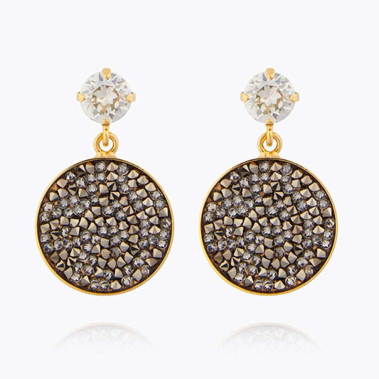 Chloe Earrings / Metallic Light Gold