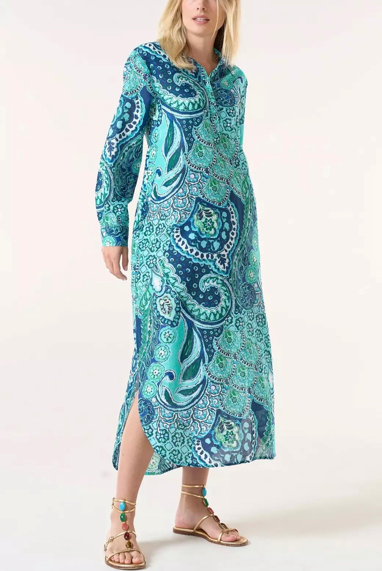 One Season - Long Gilli Brazil Blue Cotton