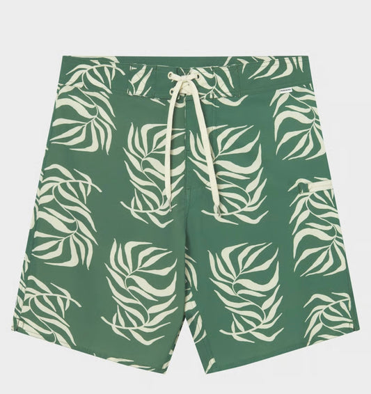 Swim shorts Sandhamn Big Leaf green
