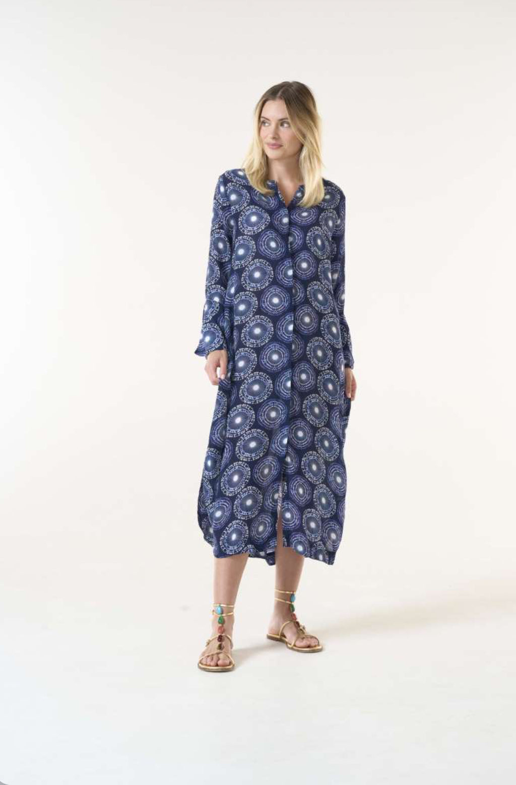 INDIA DRESS - FUJI NAVY