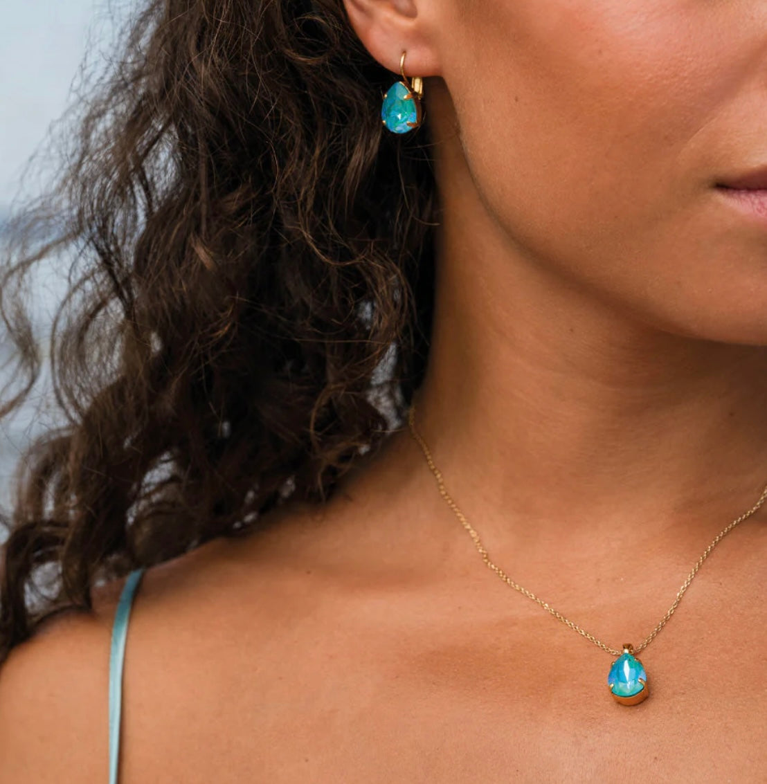 Mini Drop Necklace / Laguna Delite