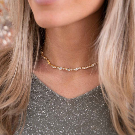 Antonia Necklace / Crystal