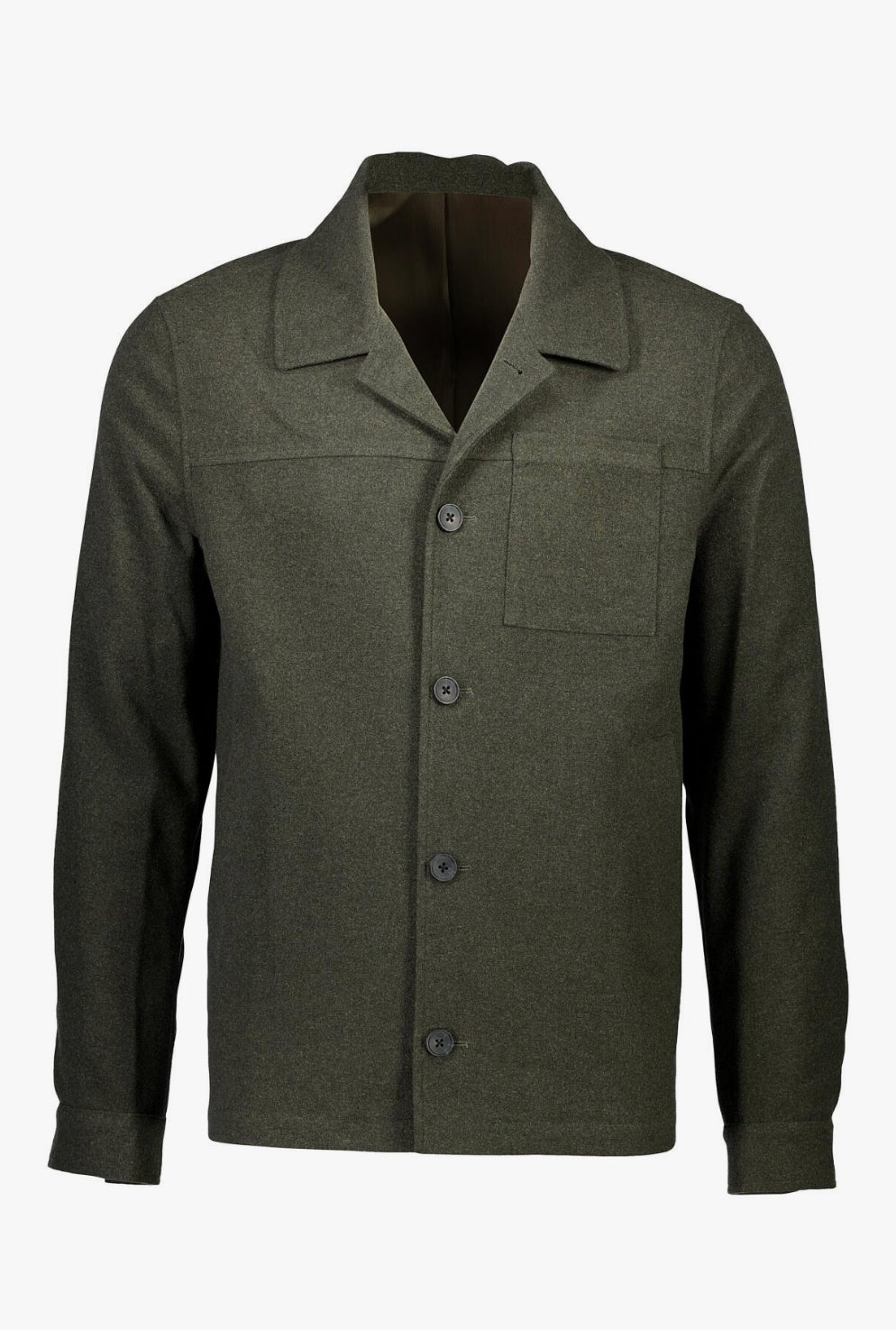 Overshirt jacket dark army