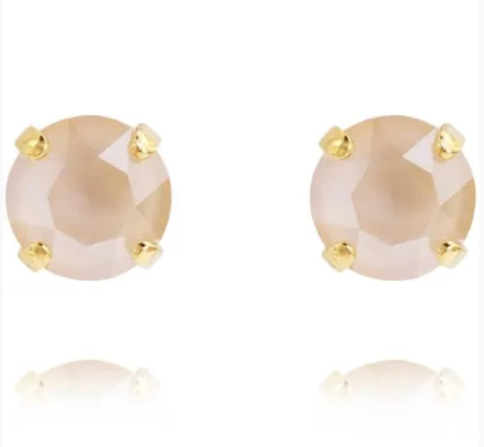 Classic Stud Earrings Creme Delight / Gold