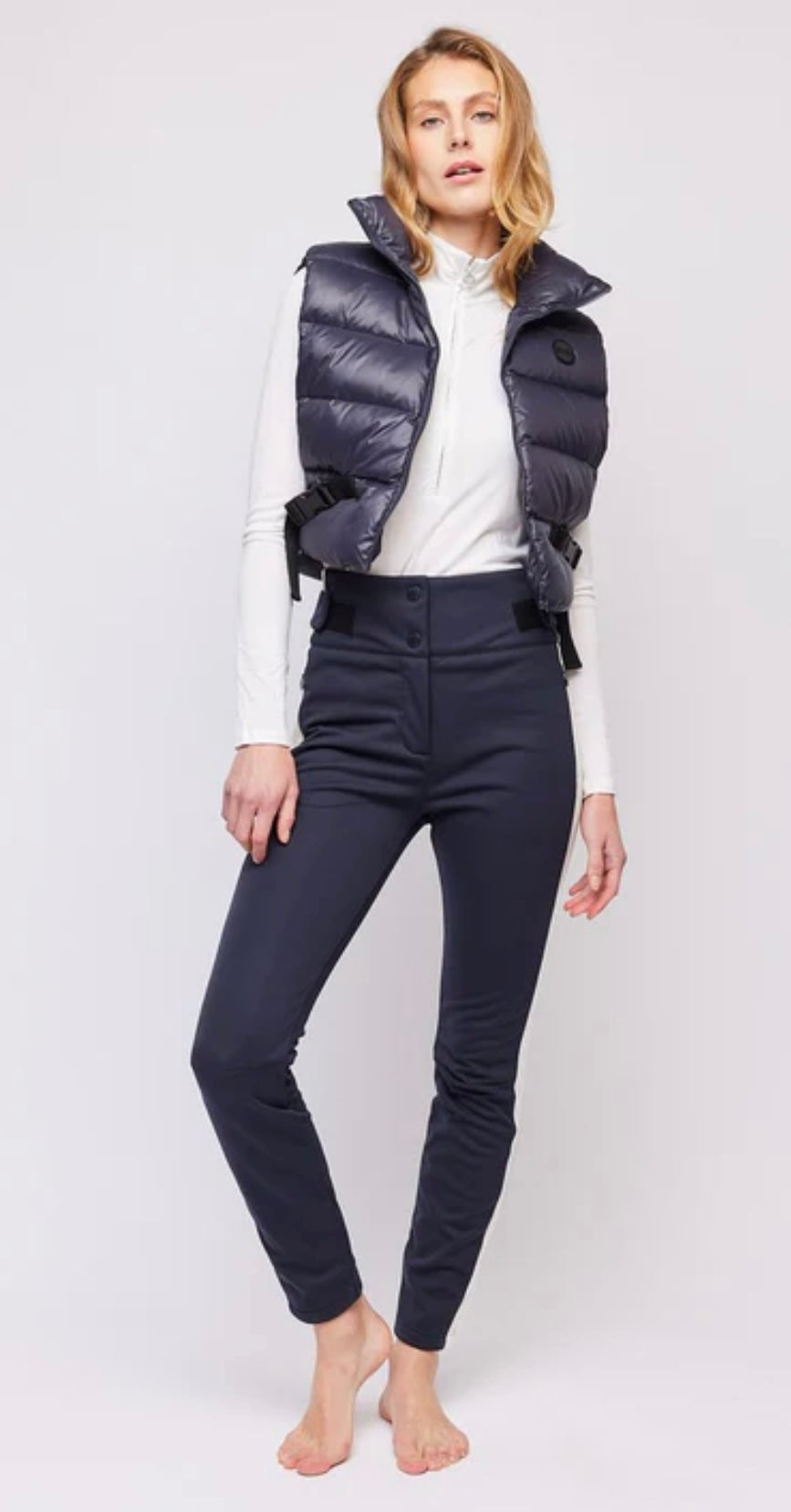 Ella & il Bonnie väst Navy