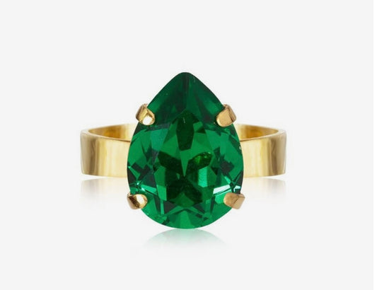 Mini drop ring Majestic Green