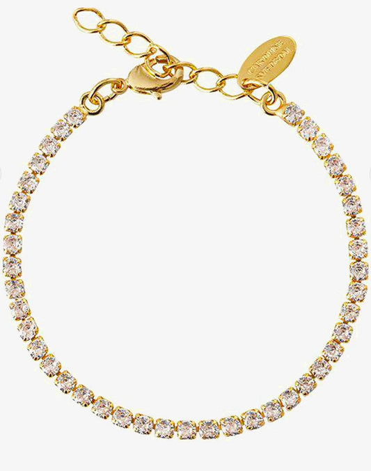 Mini Zara Bracelet Gold Crystal