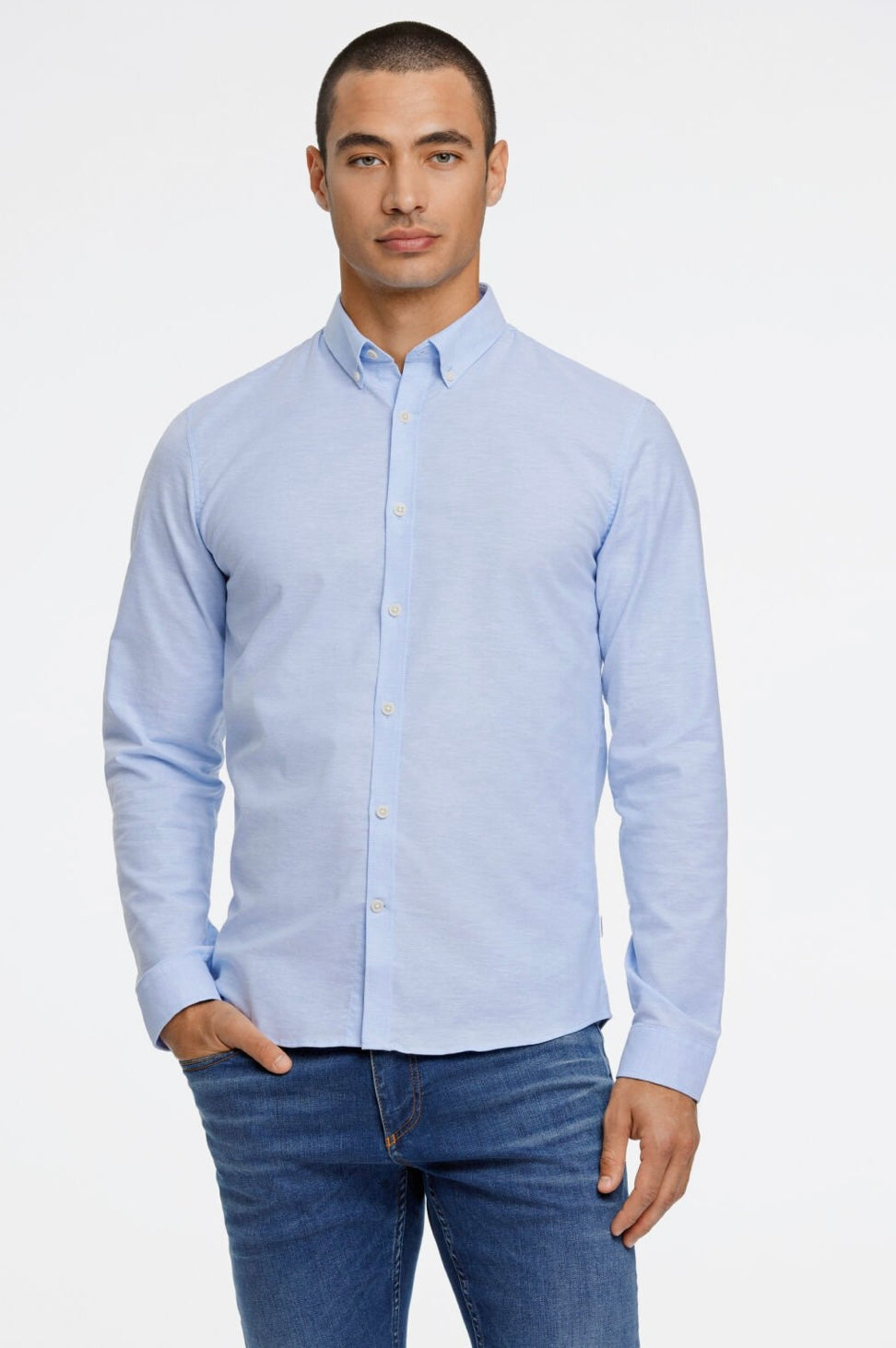 Oxford Skjorta Ljusblå