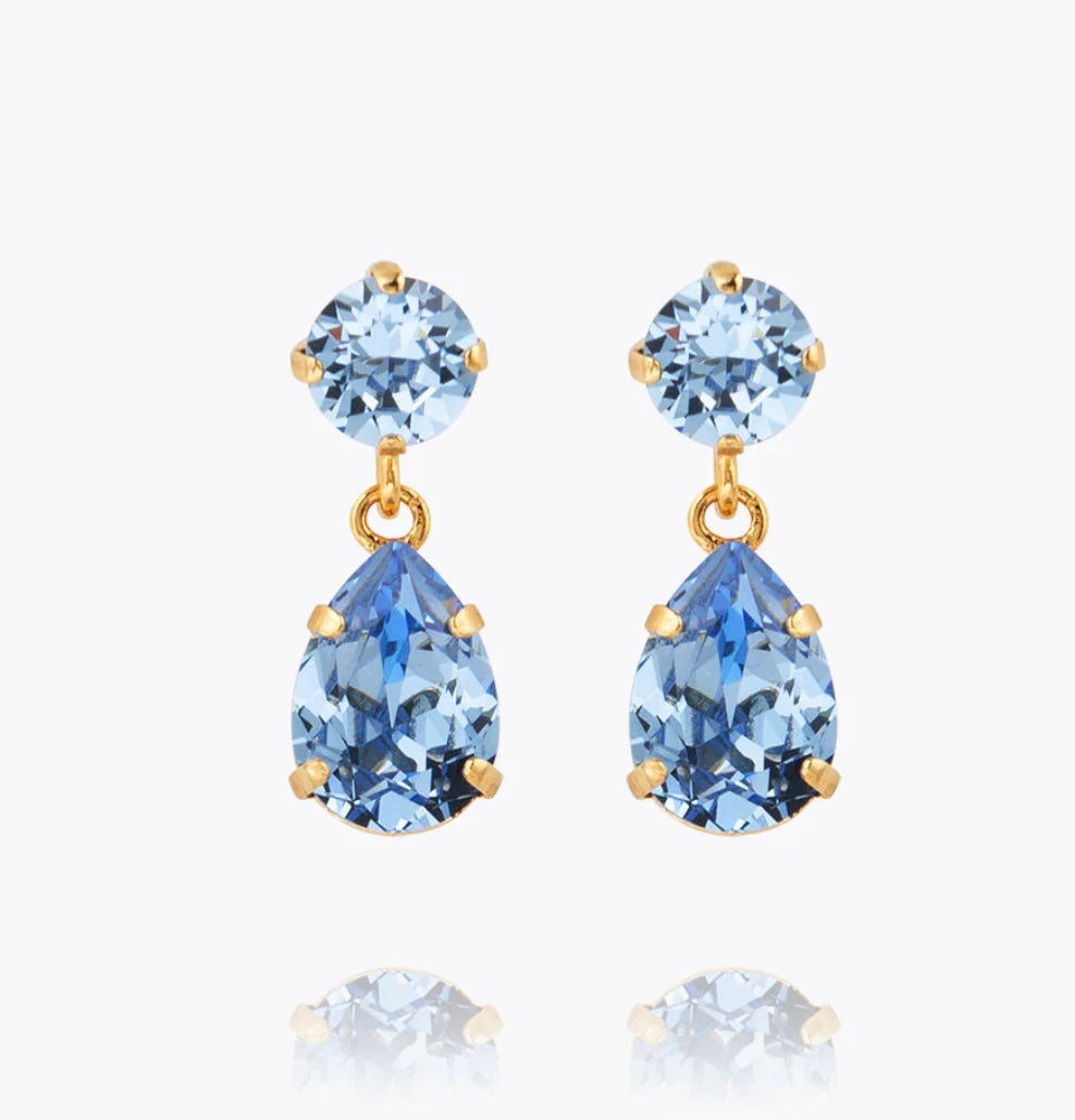 Mini drop Earring Light Sapphire