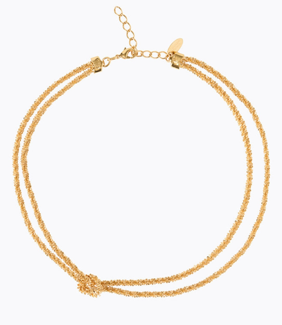Caroline Swedbom -Gemma Knot Necklace- gold
