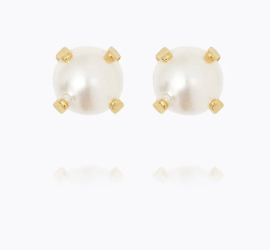 Mini Stud Earrings / Pearl