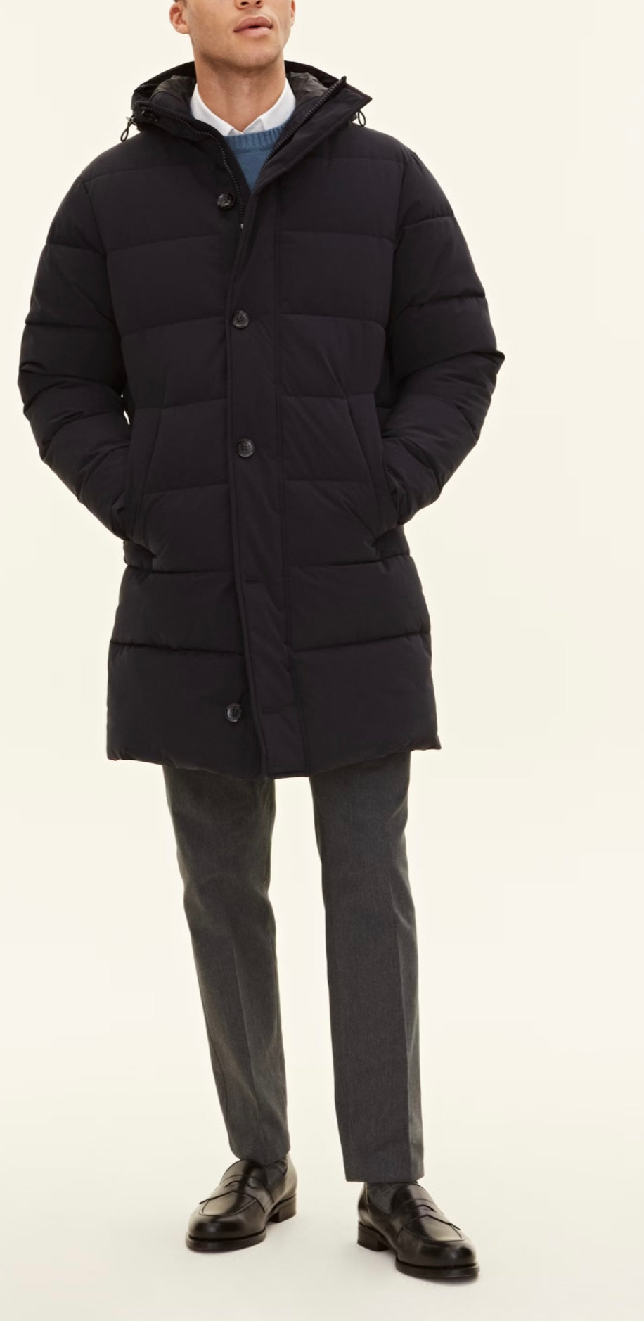 Vadderad vind & vattentålig parkas