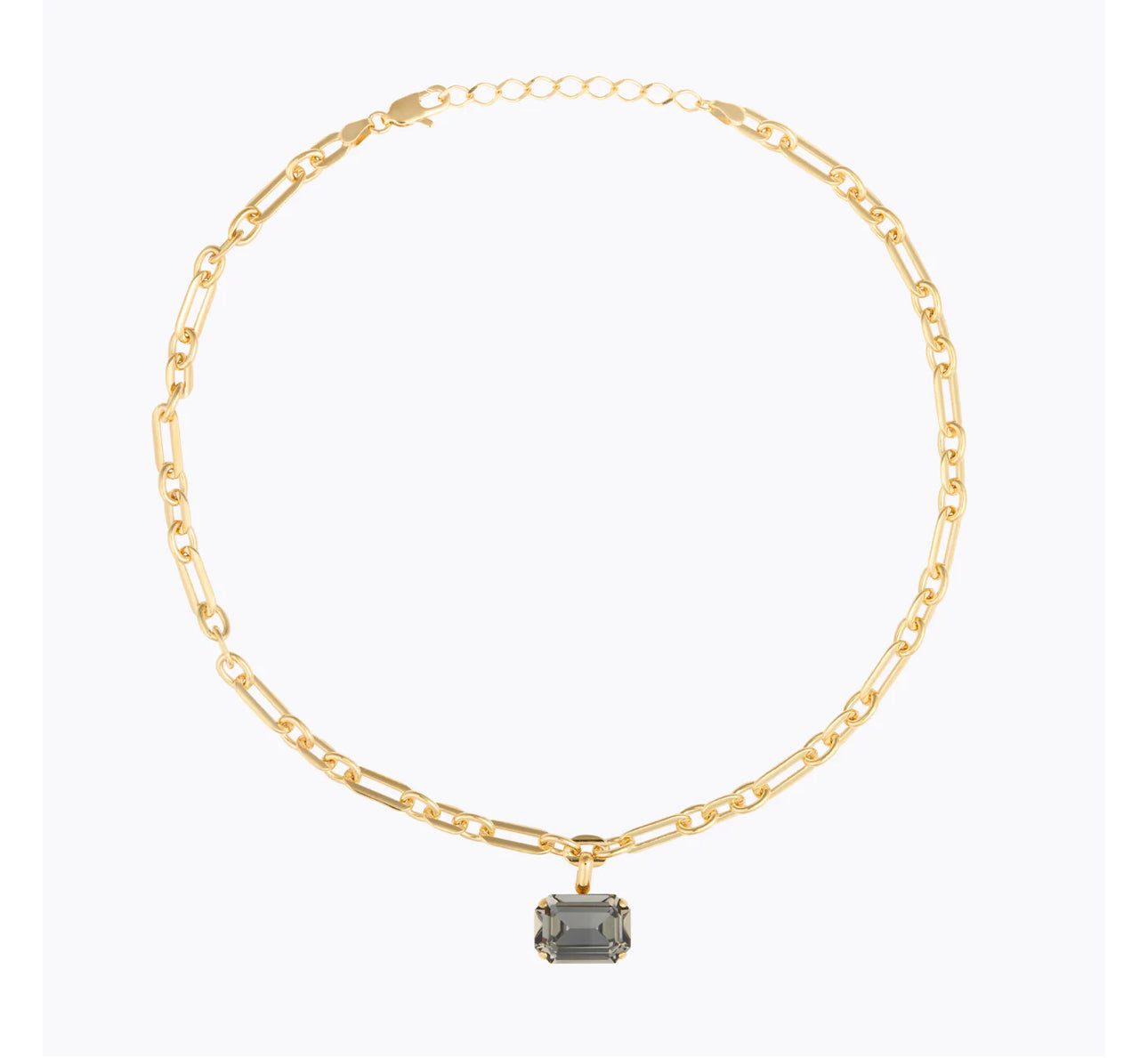 Lydia Chain Necklace / Black Diamond