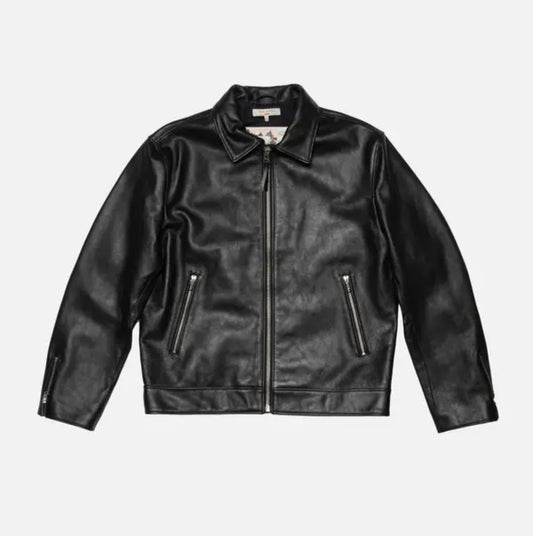 Eddy Rider Leather Jacket Black