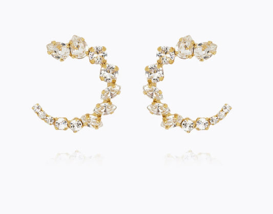 Mini Angie Earrings / Crystal