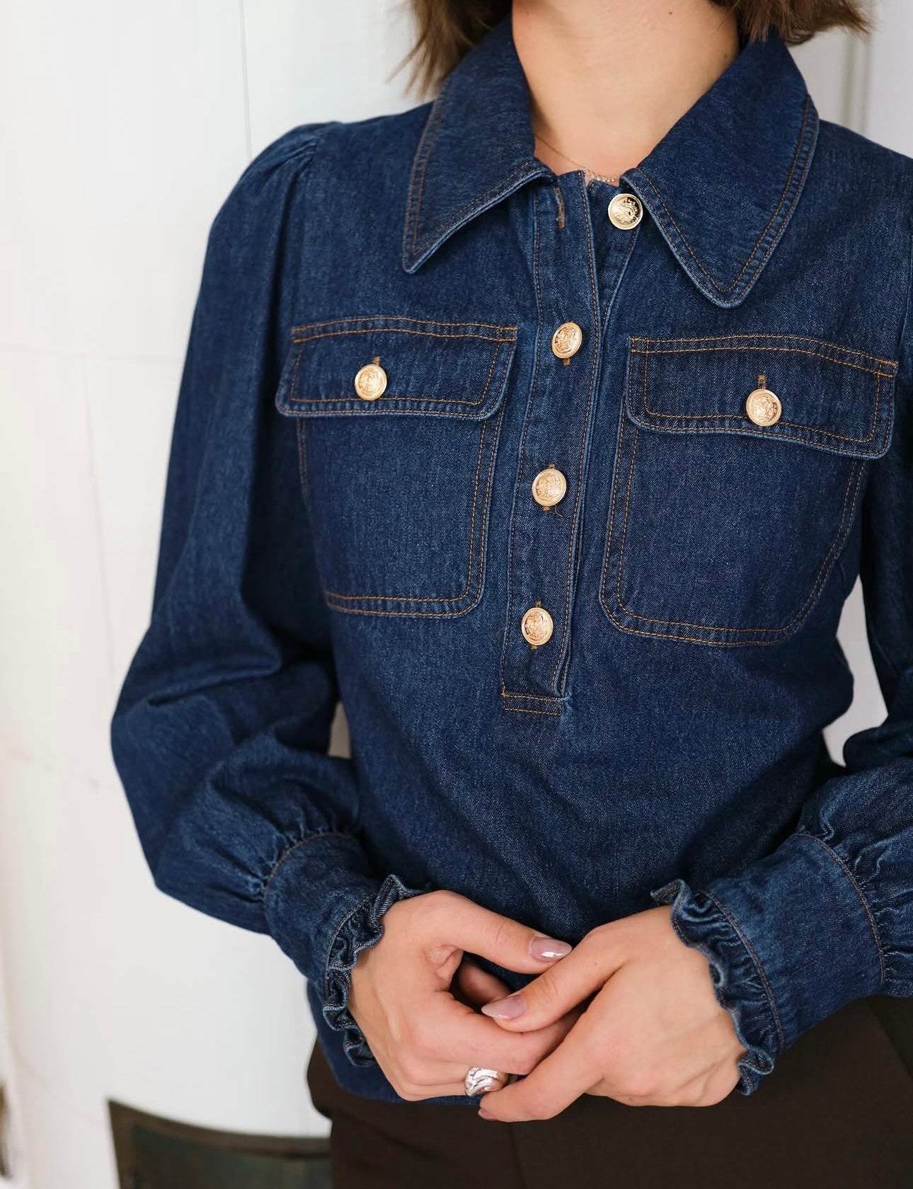 Lio denim Blouse