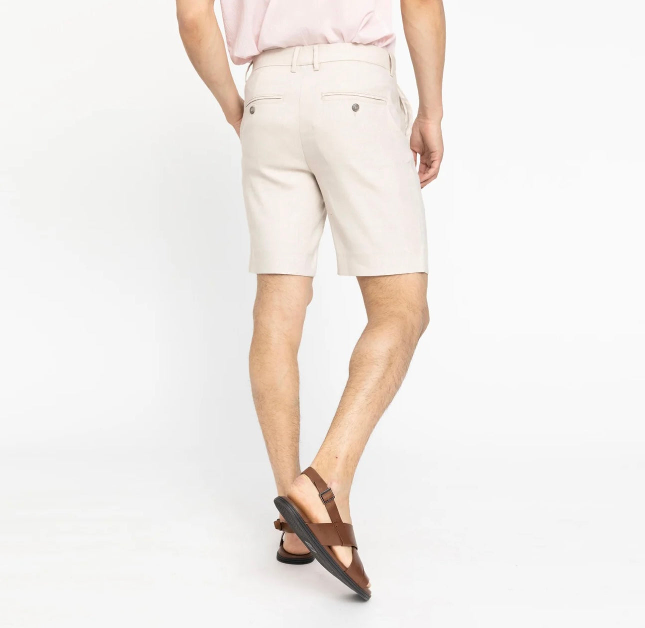 OscarPL Shorts 769 Sand Linen