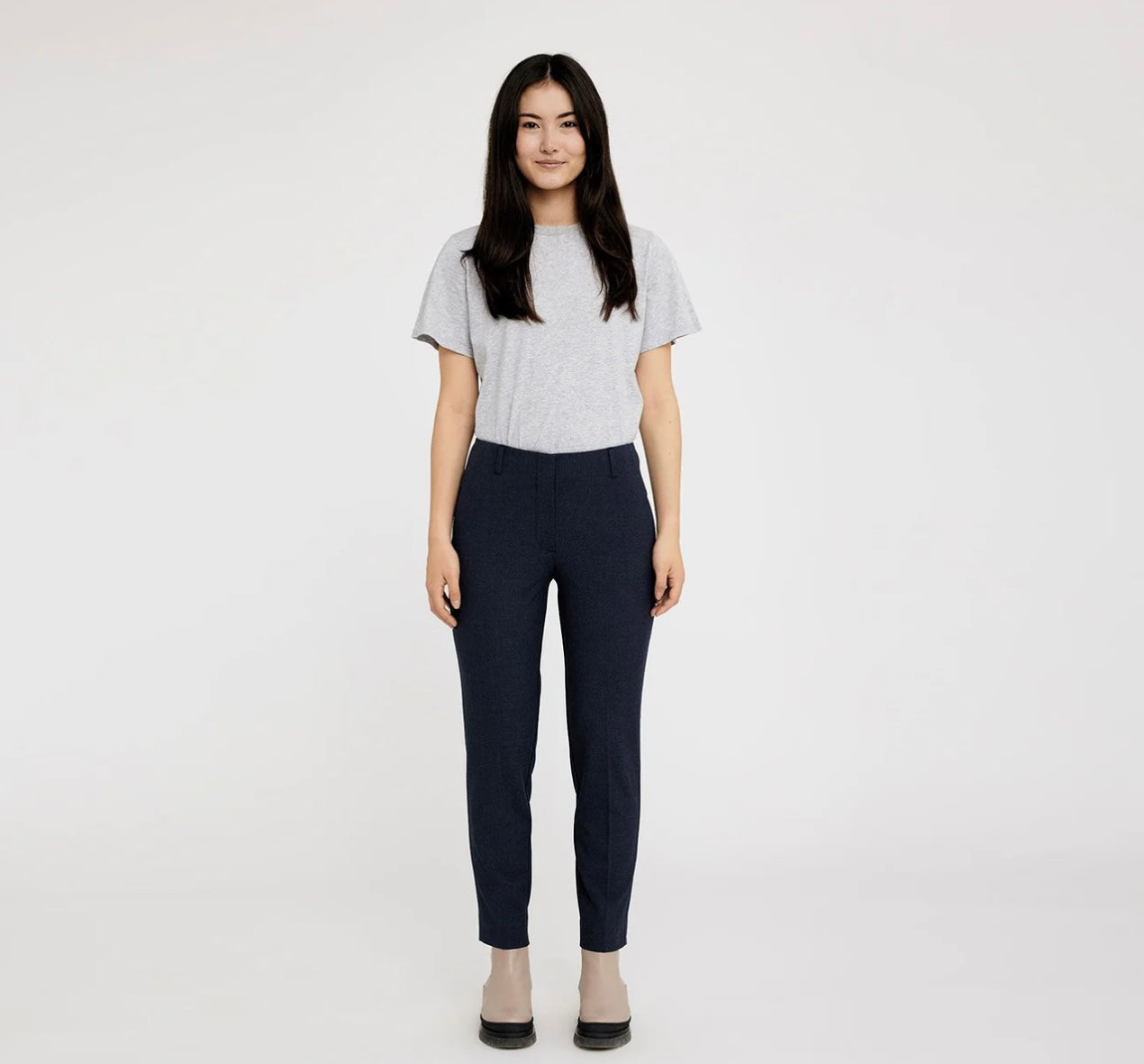 Julia trousers 285 Blue Grey Mel