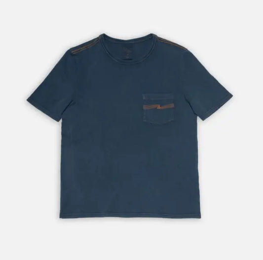 Ricky Pocket T-Shirt Washed Blue