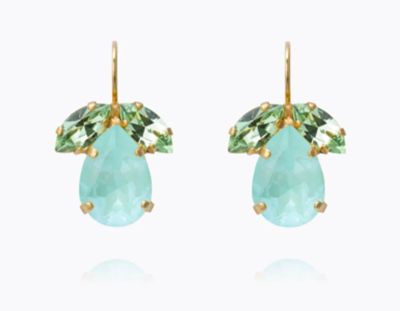 Timo Earrings / Soft Mint Combo