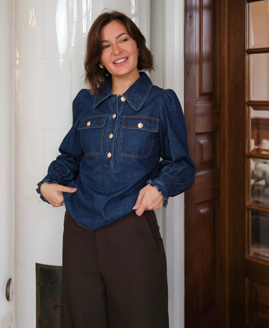 Lio denim Blouse