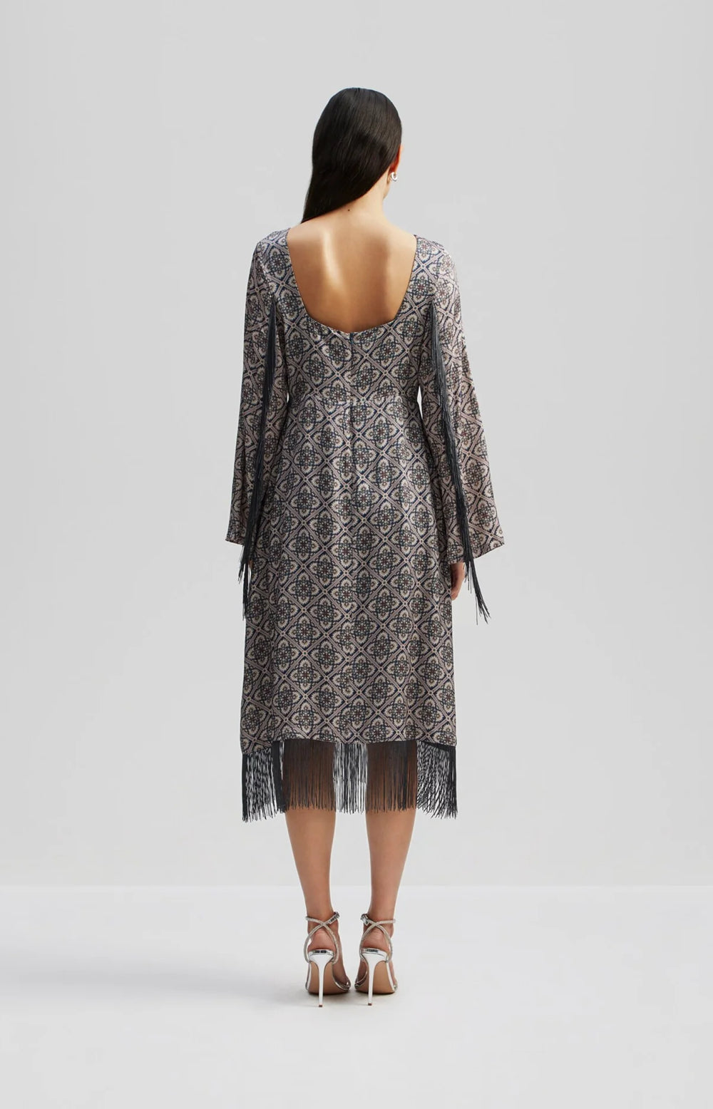 By Malina Heidi fringe dress