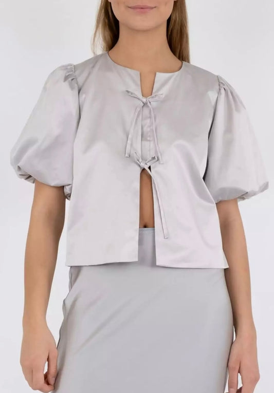 Aska Satin Blouse