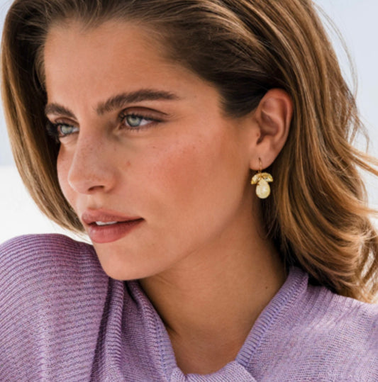 Timo Earrings / Soft Yellow Combo