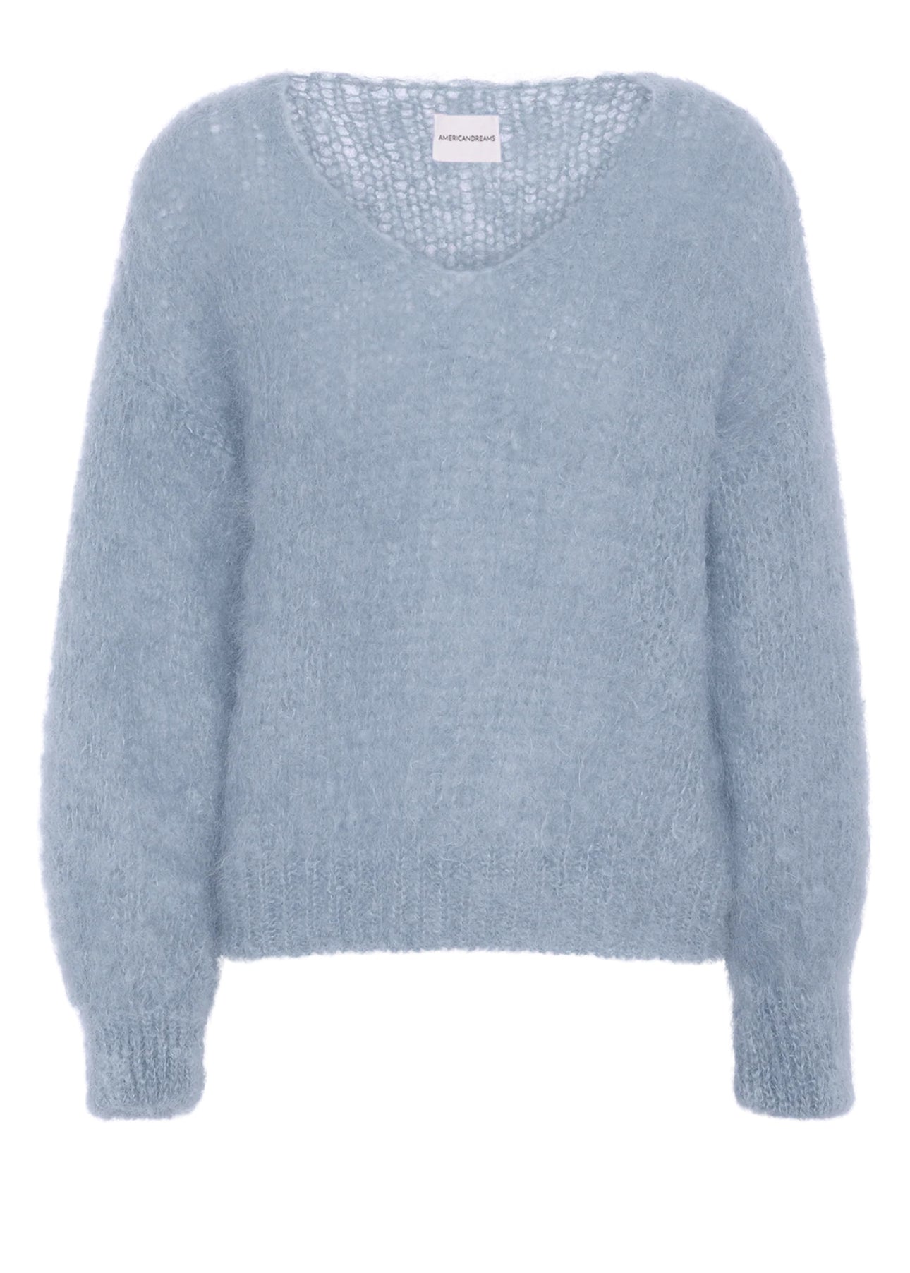 Milana LS Mohair Knit Light Blue