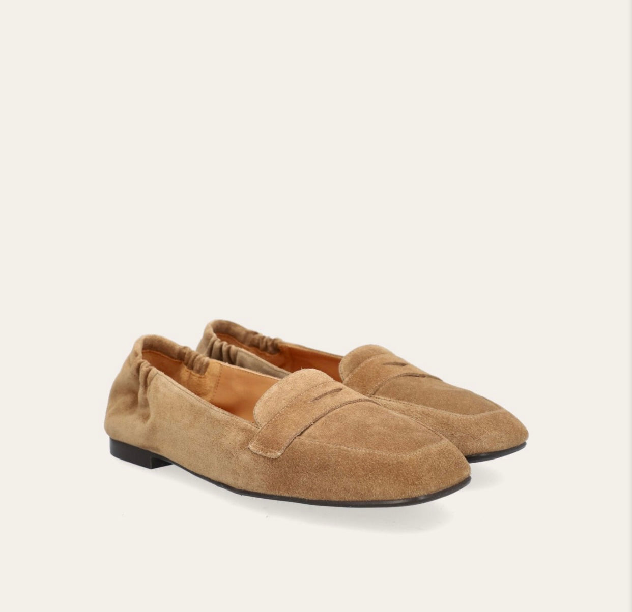 Babysilk suede loafers beige