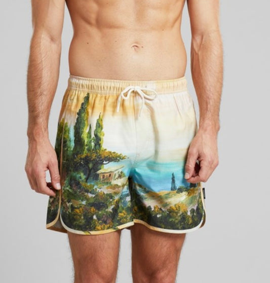 Swim shorts Sandhamn Oceanview multi color