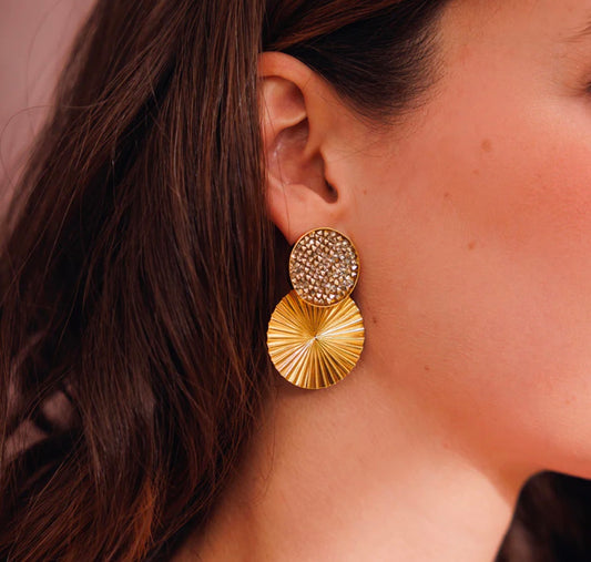 Lizzy Earrings / Cal Gold