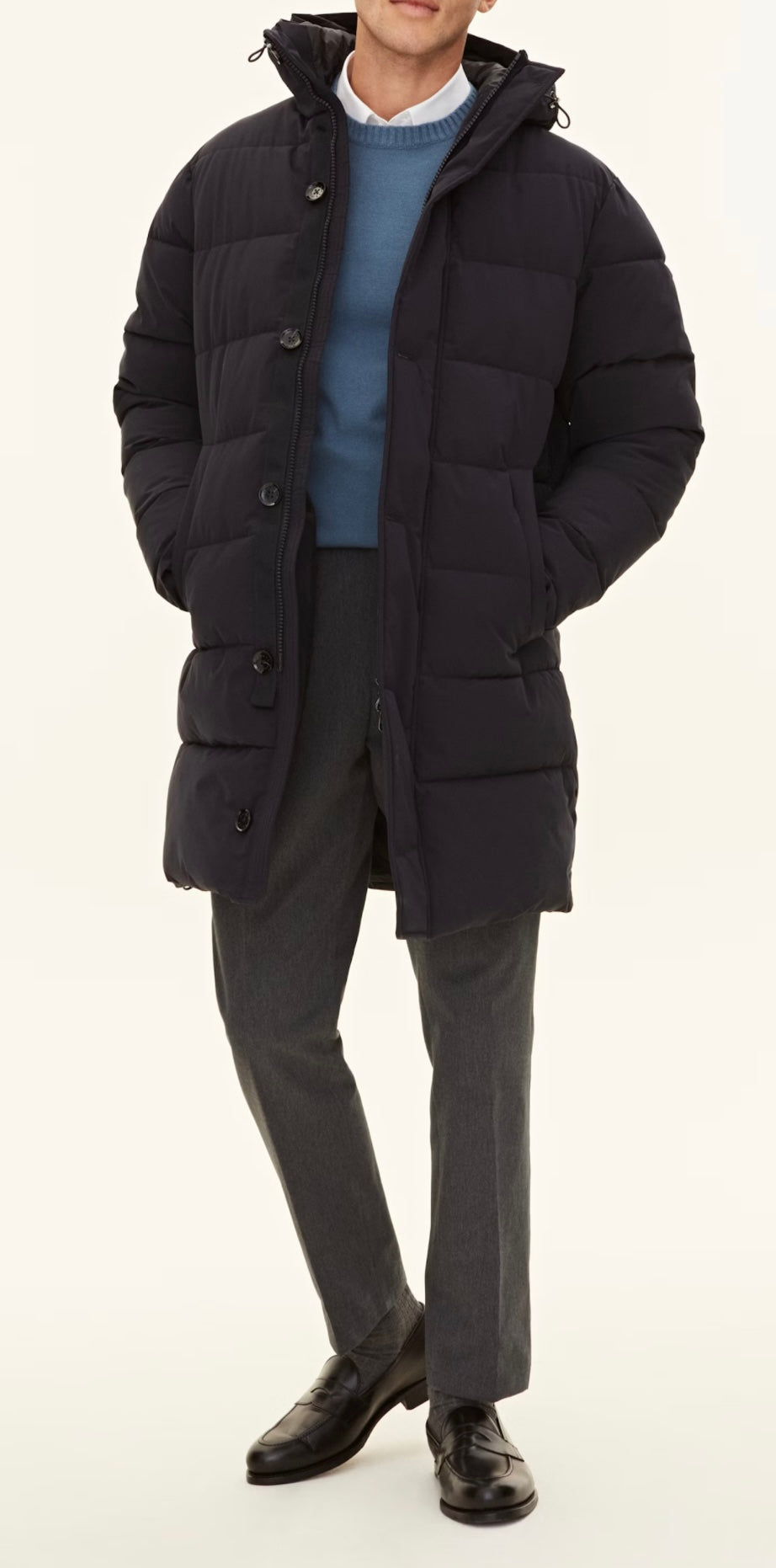 Vadderad vind & vattentålig parkas