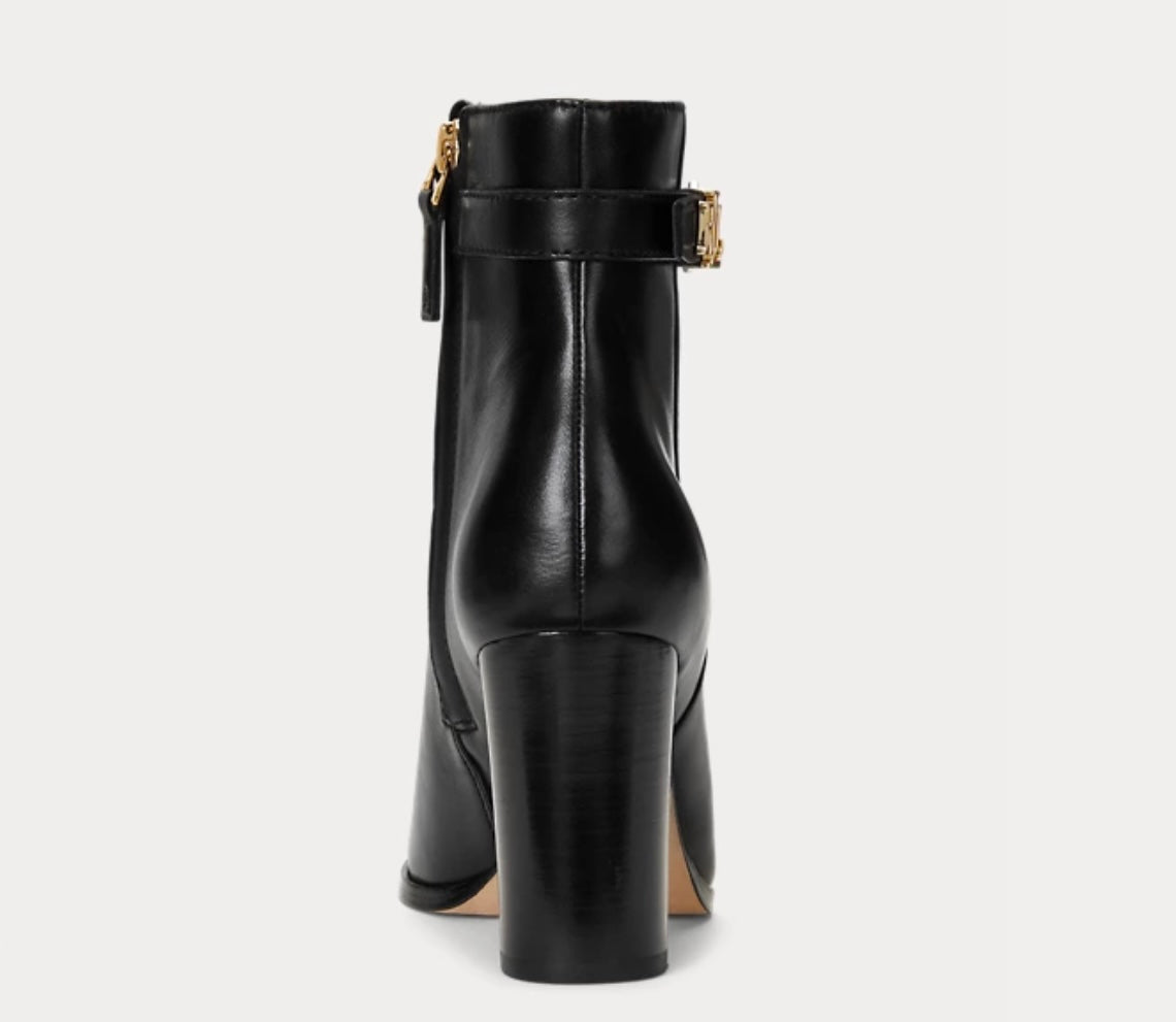 Bailey Burnished Leather Bootie