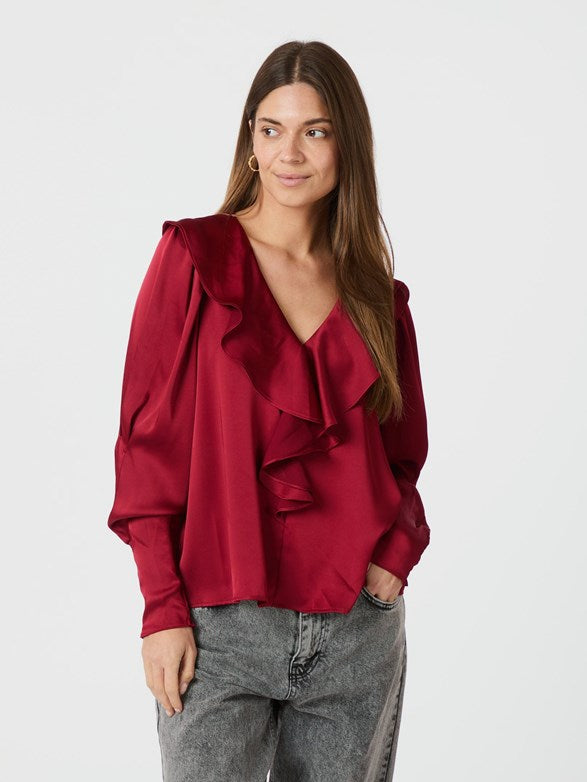 Sandie Sateen Blouse