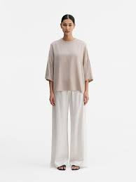 Ahlvar These Silk Tee Greige