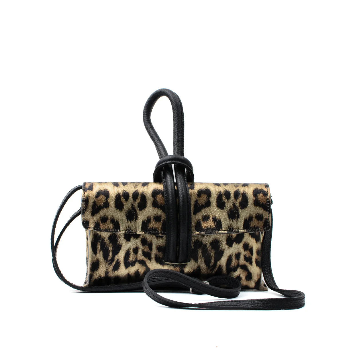 LEATHER BAG "BARLETTA" LEOPARD