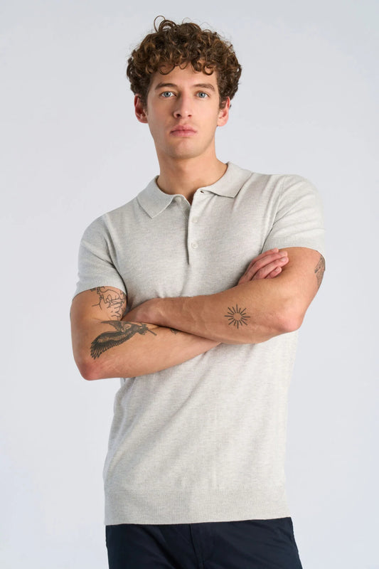 Pikétröja Offwhite