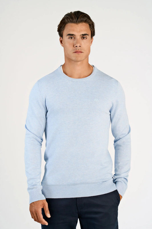 Stickad Tröja Blue Mel