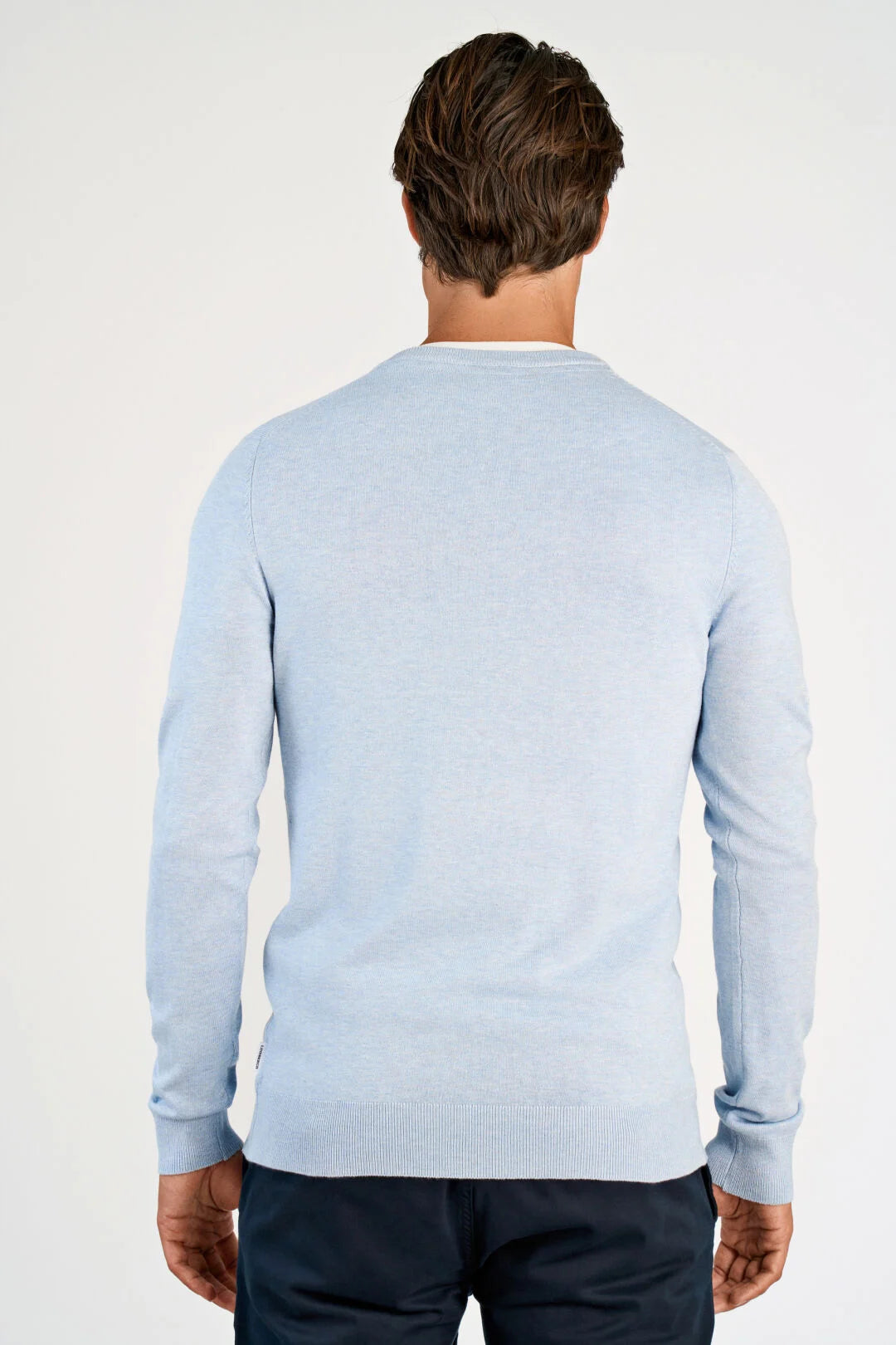 Stickad Tröja Blue Mel