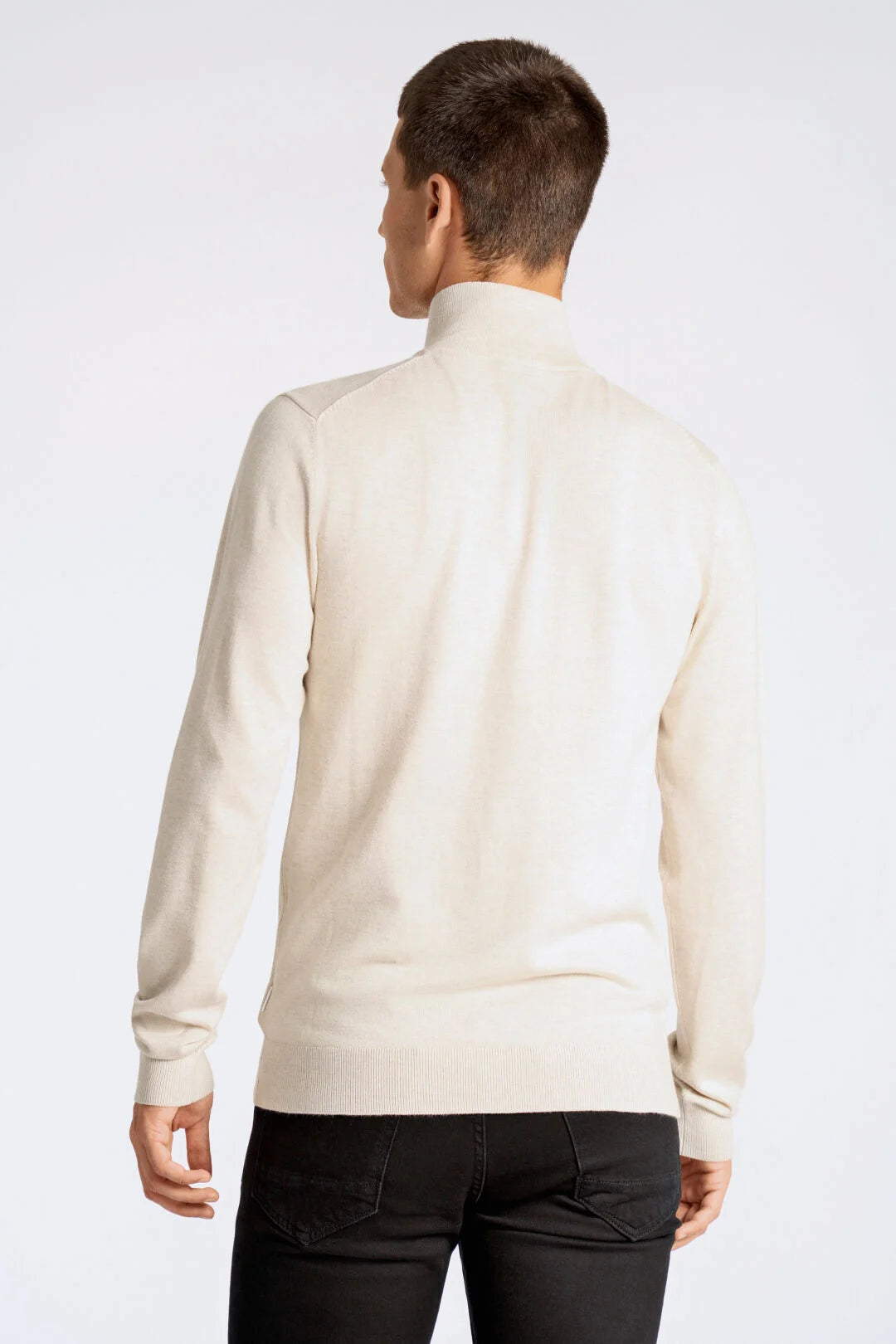 Half Zip Off white