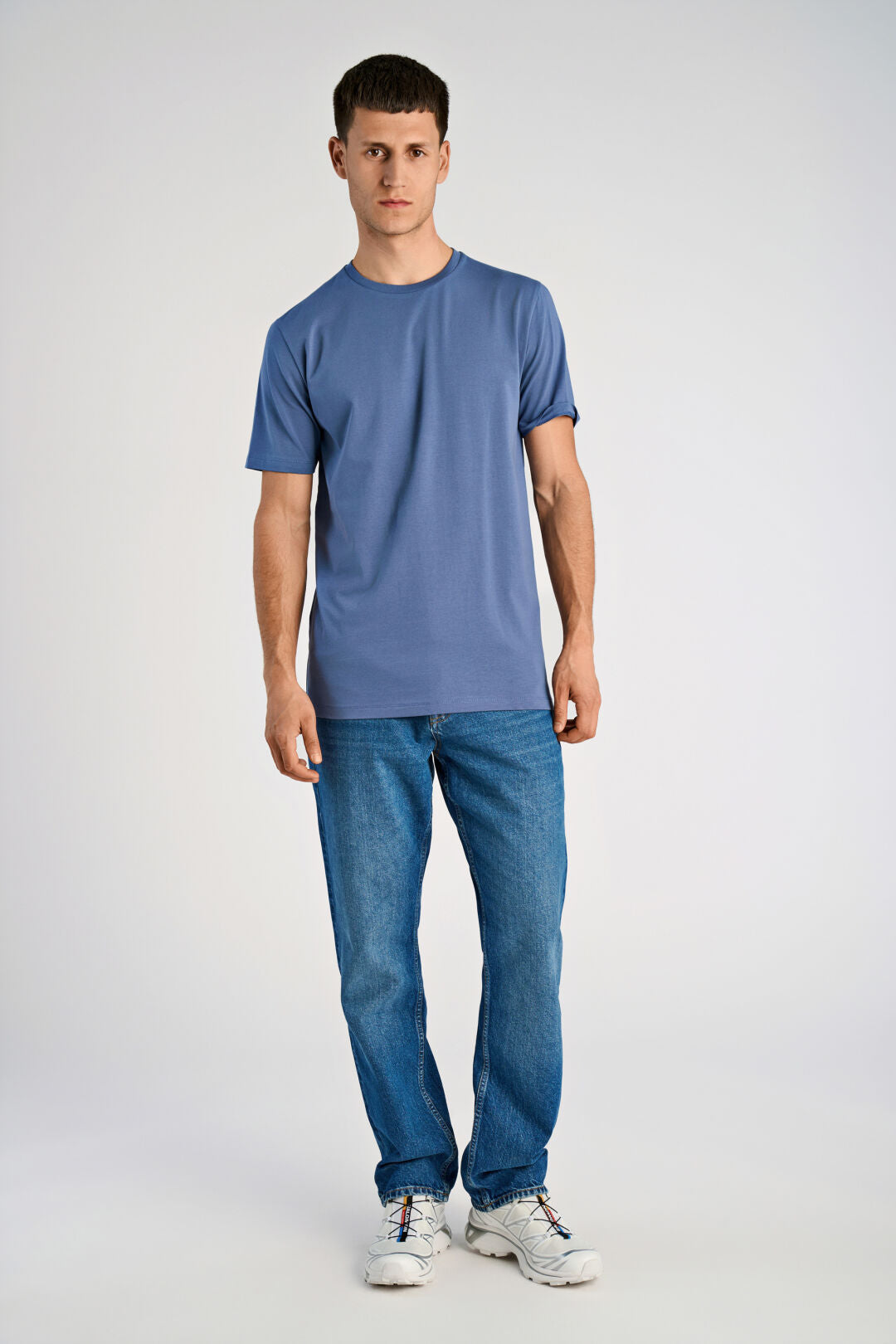 Lindbergh T-shirt Relaxed Indigo Blue