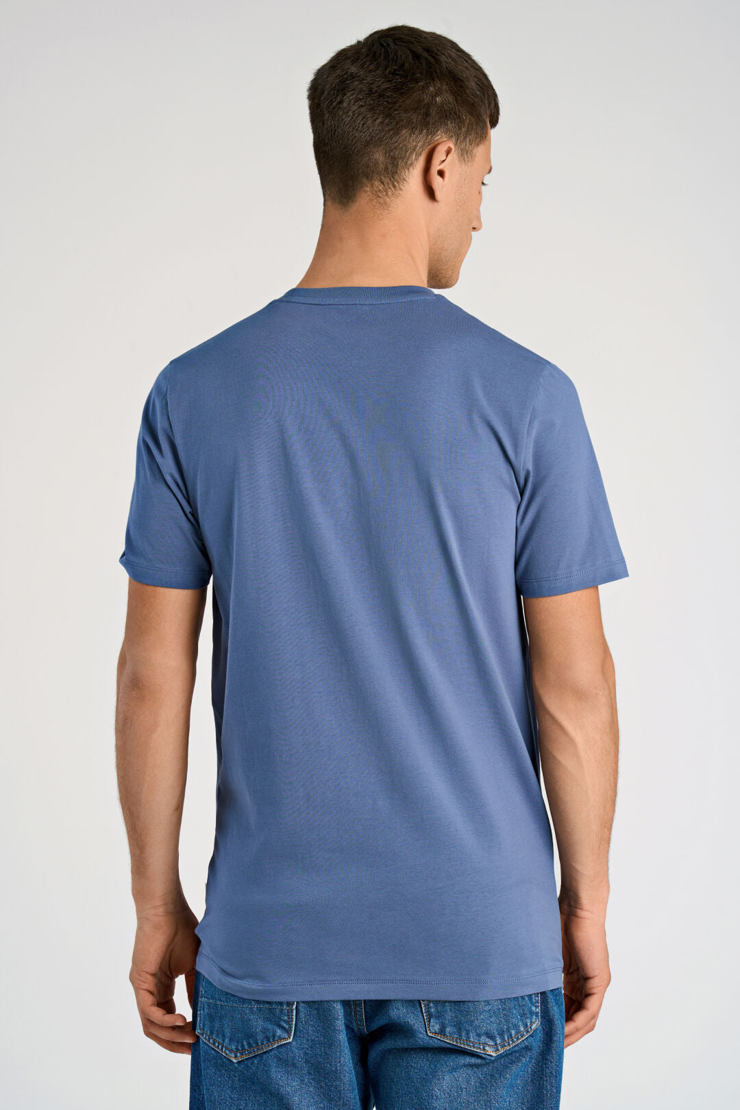 Lindbergh T-shirt Relaxed Indigo Blue