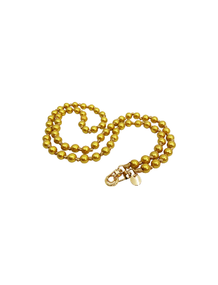 Olivia Wood Phone strap gold - In SUNNY MOOD