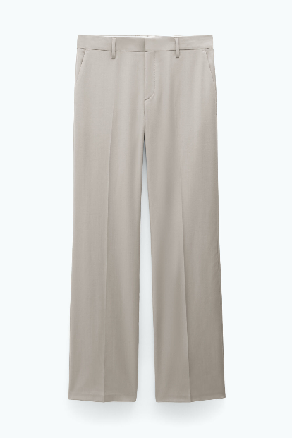 Bootcut Wool Trousers