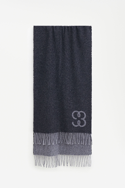 Monogram scarf