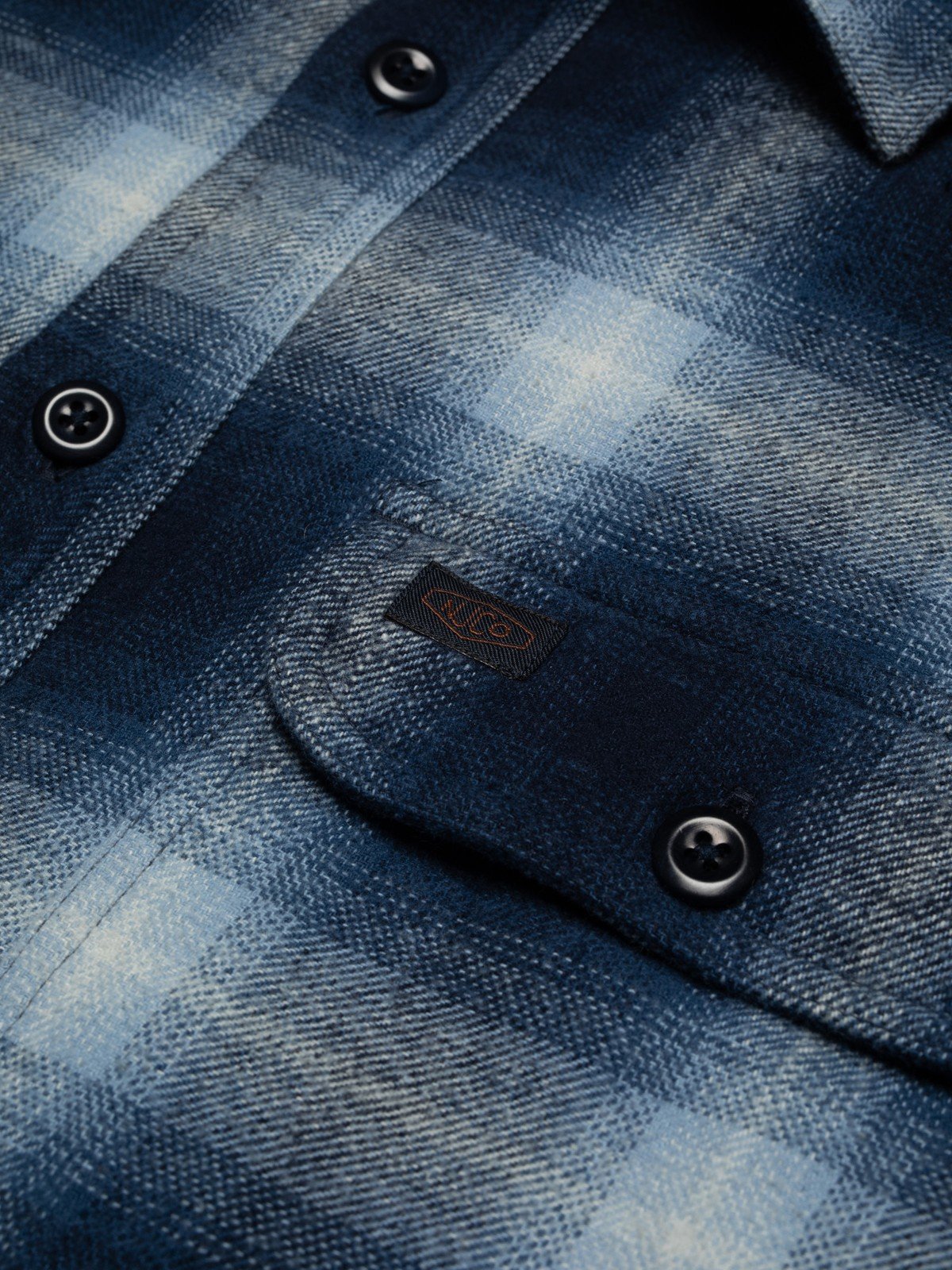 Glenn padded shadow check shirt